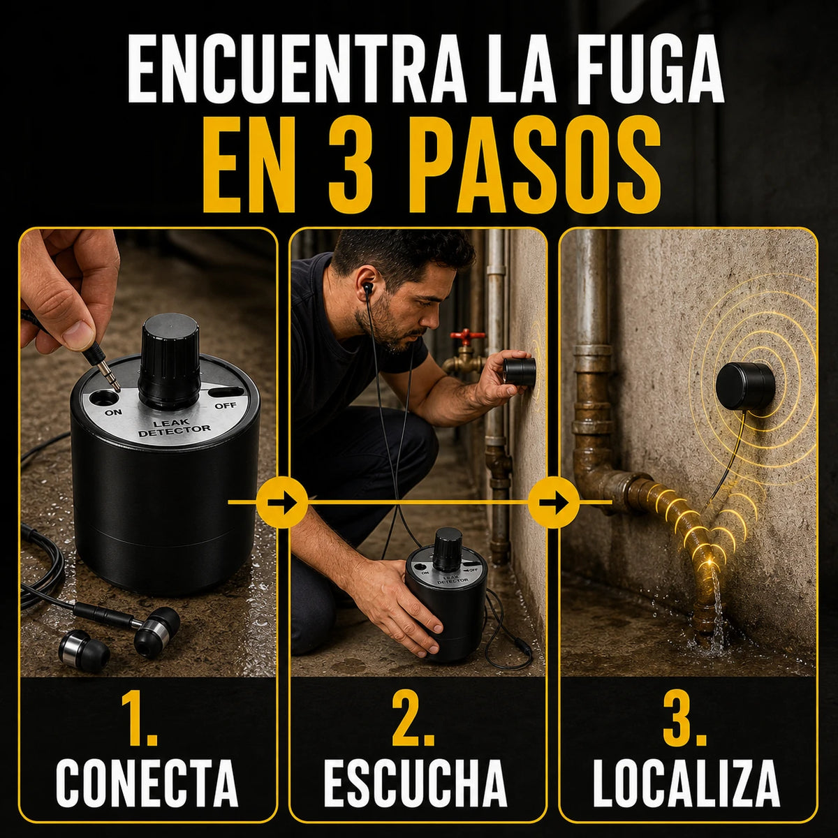 Detector de Fugas Ultrasonico