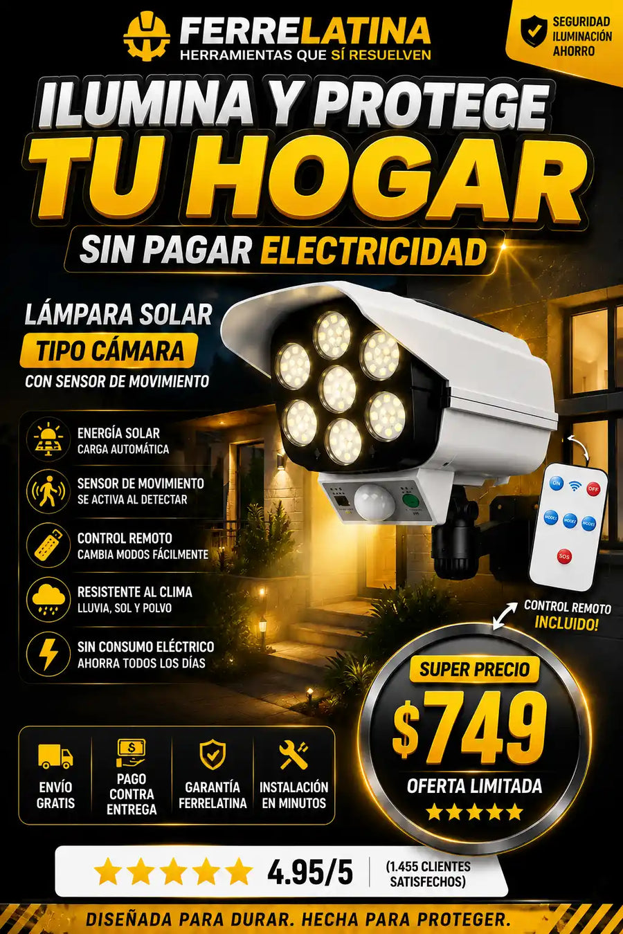 LAMPARA TIPO CAMARA